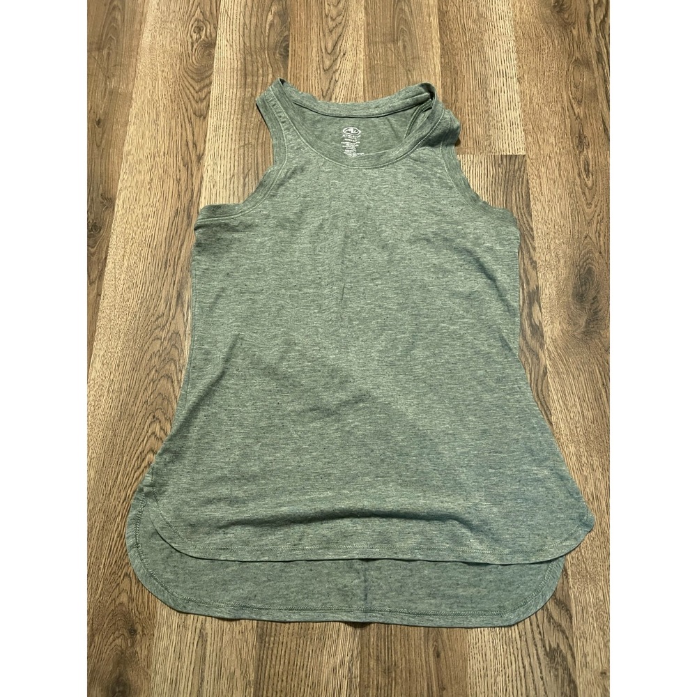 Athletics Works Shirt, Women's Size XS, Green, Sleeveless Tank Top Activewear